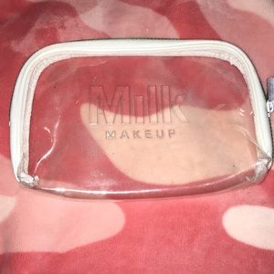 Milk Makeup clear makeup bag